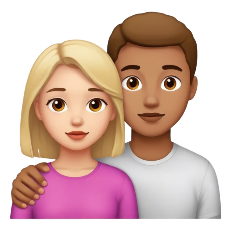 girl with boyfriend  sticker