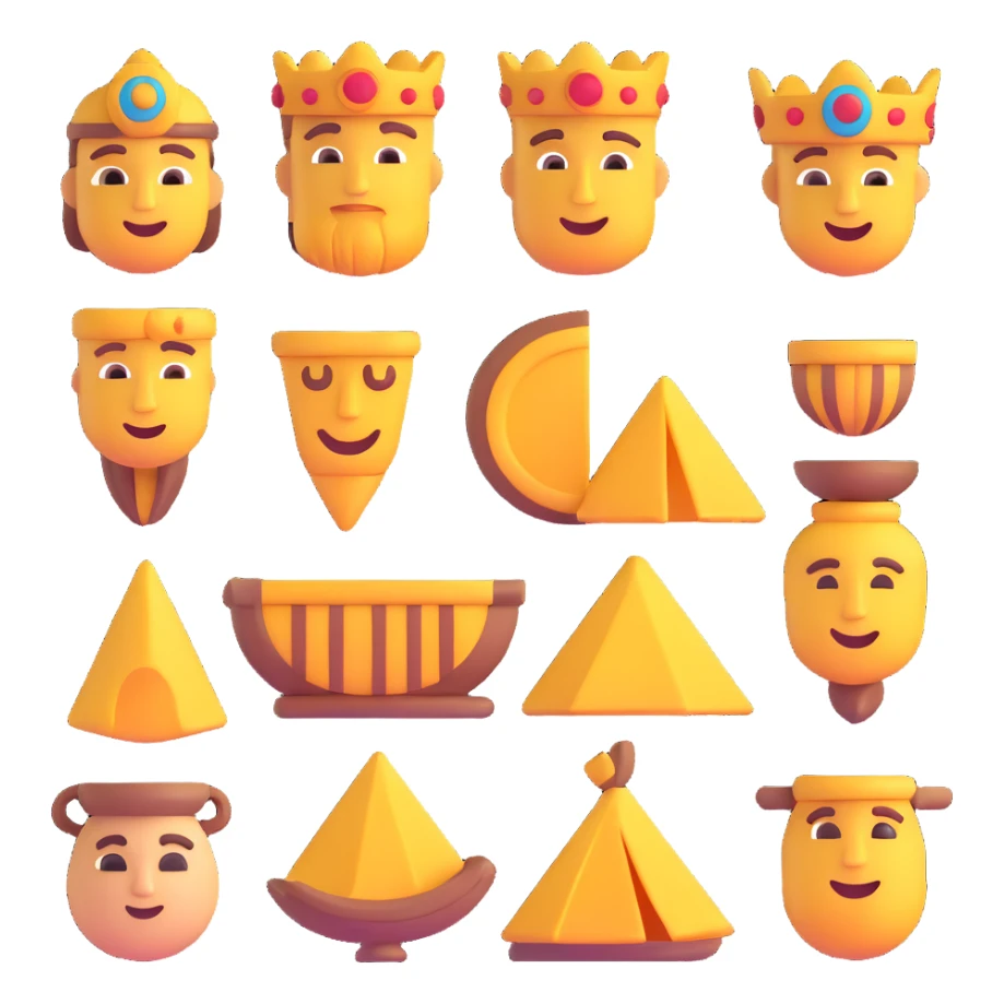 ancient history emoji set sticker