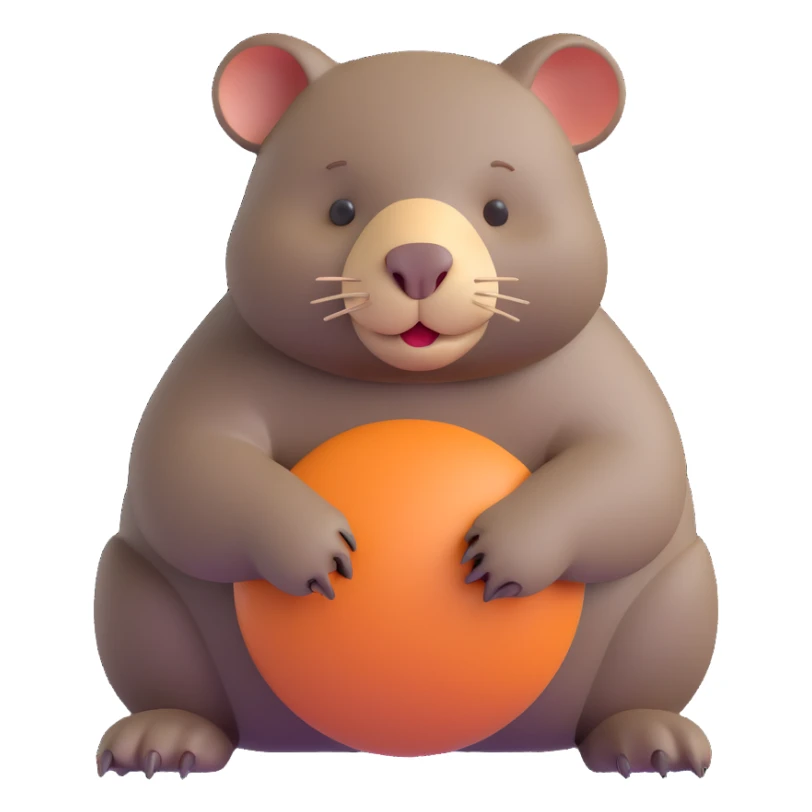 wombat sticker
