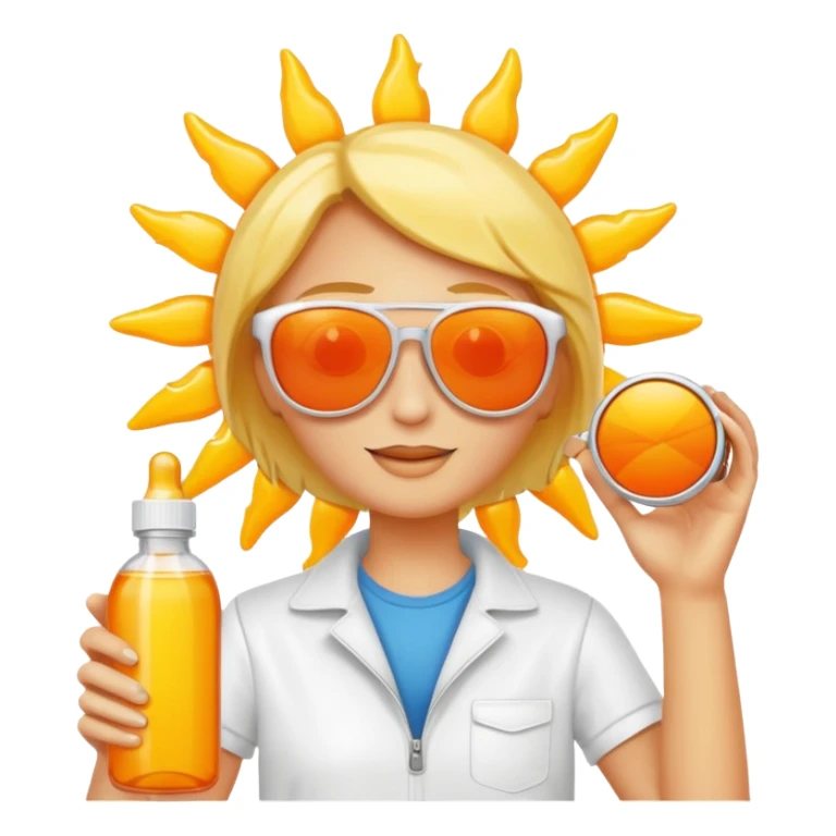 Vitamin A Retinol  and sun sticker