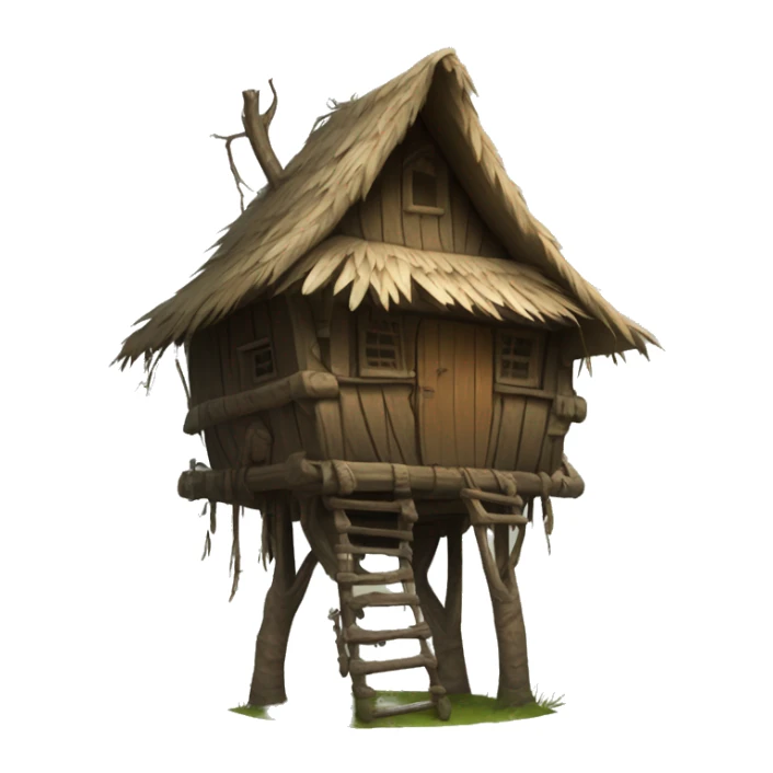 baba yaga’s hut on legs sticker