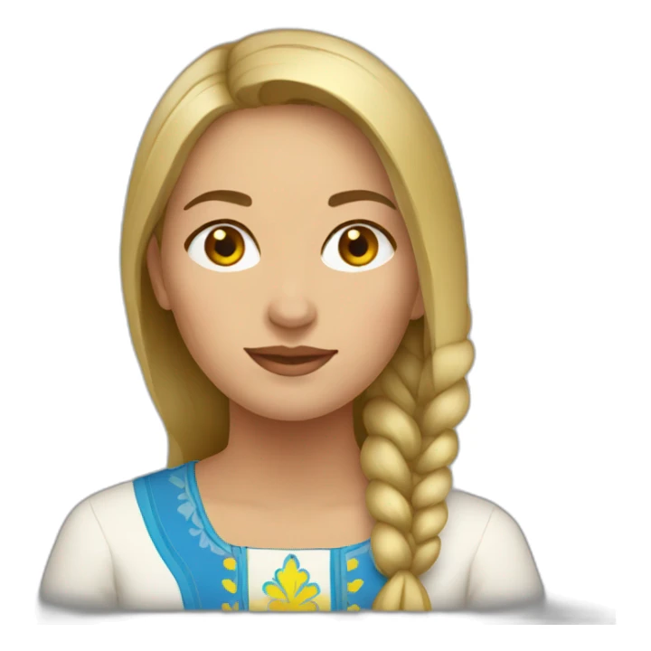 ukrainian woman sticker