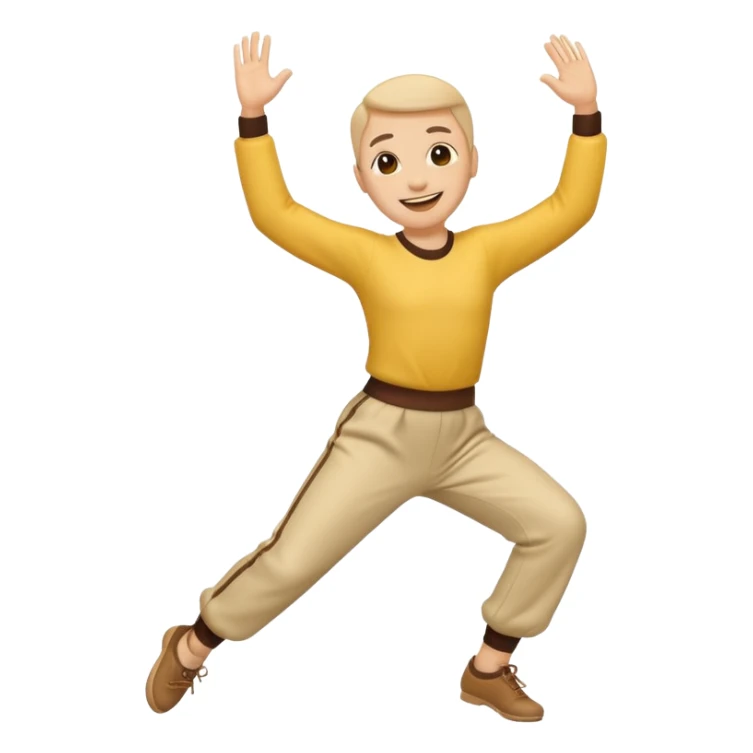 An emoji best used to describe dancing sticker