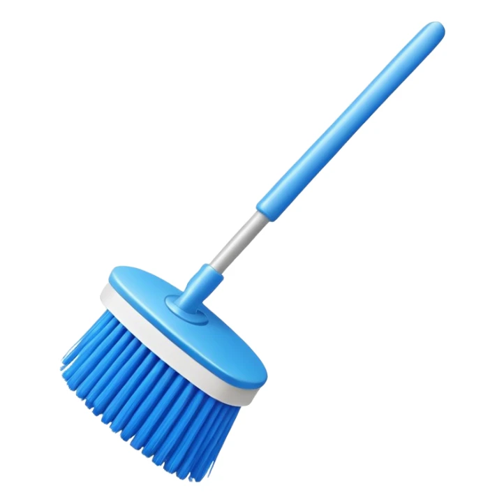 toilet brush sticker