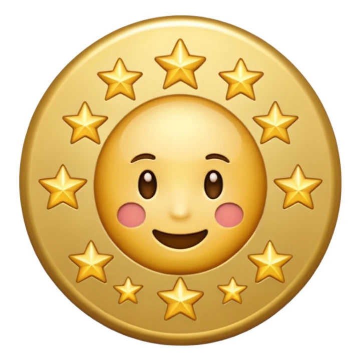 Can u make a emoji with 15 stars in a circle sticker