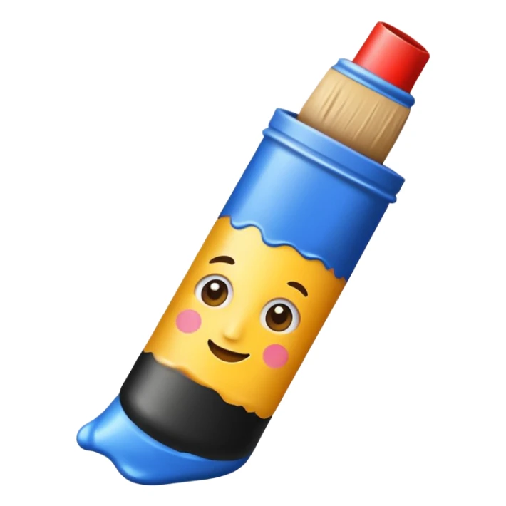 artist paint tube  sticker