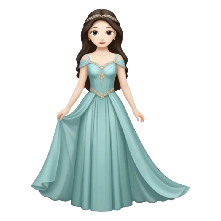 Hande Erçel as a lady from game of thrones from Starfall.  sticker