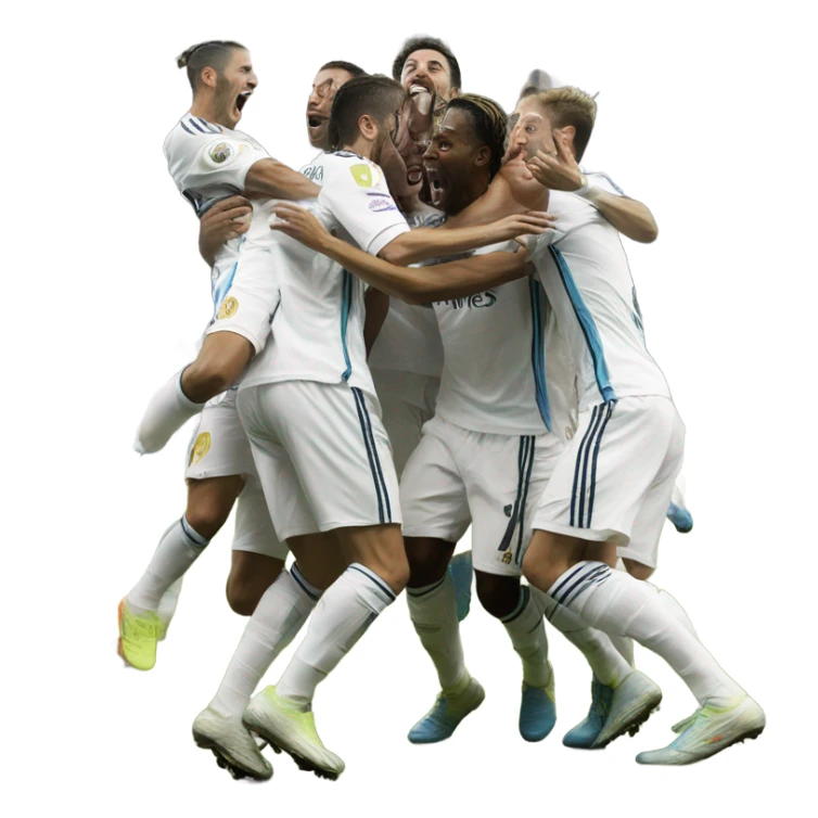 Real Madrid rramples Manchester City sticker