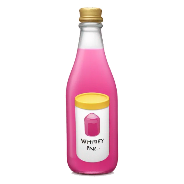 Bottle of Pink Whitney sticker