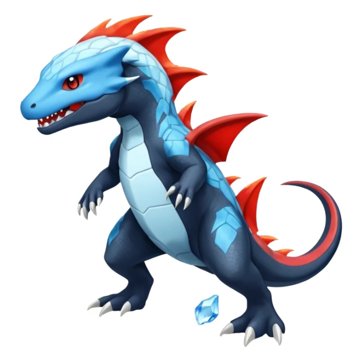 Inteleon-Pokémon-Salandit-Amaura-fusion (full body) sticker