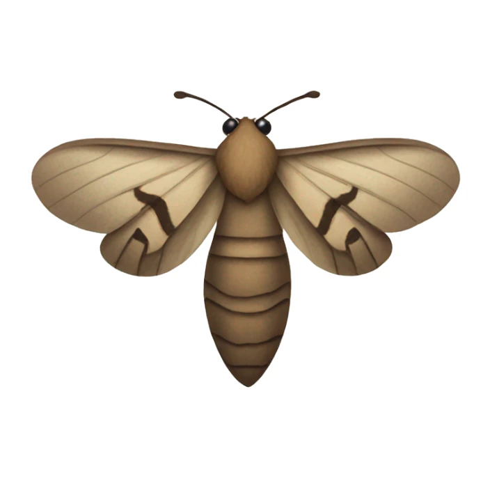 Moth sticker