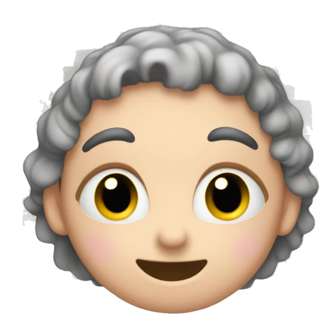 Shy and hand on checks for blushing to hard sticker