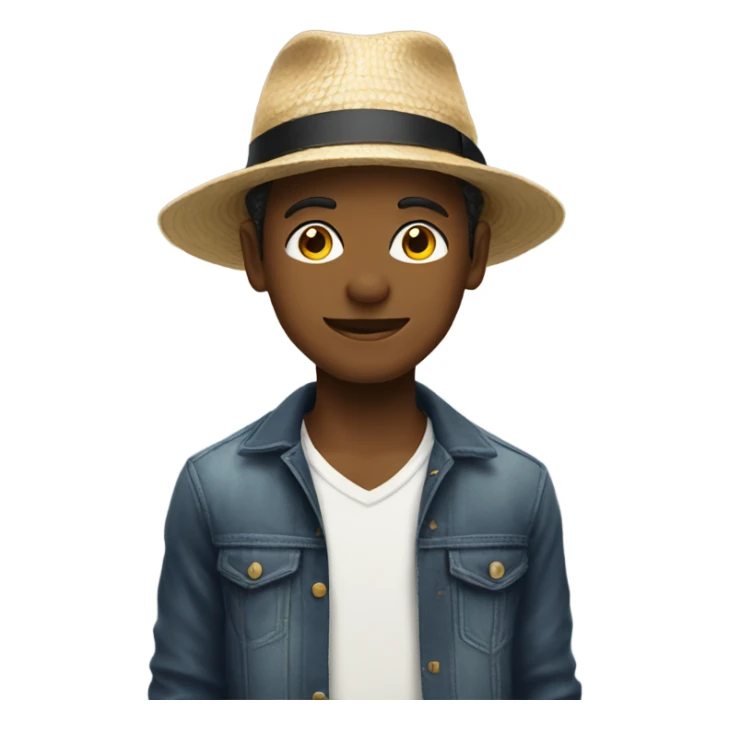 boys in stylish hats indoors sticker