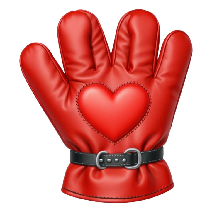 Love glove sticker