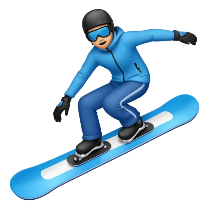 Snowboard black And bleu  not personne  sticker