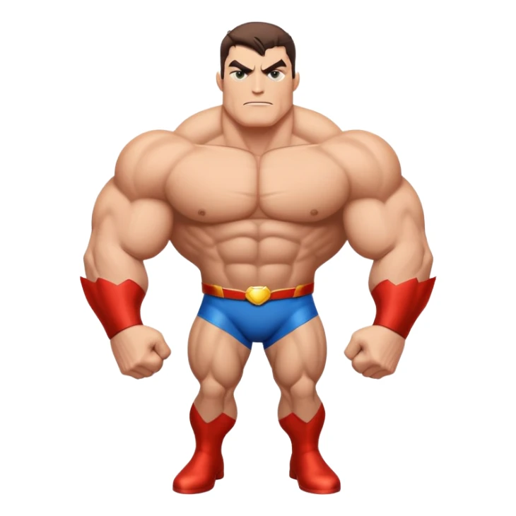 giant superhero who grew to massive size sticker