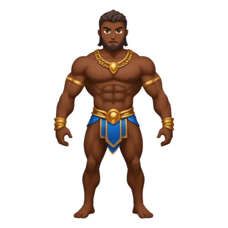 dios baal cuerpo completo sticker