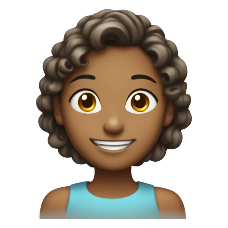 smiling girl celebrating birthday  sticker