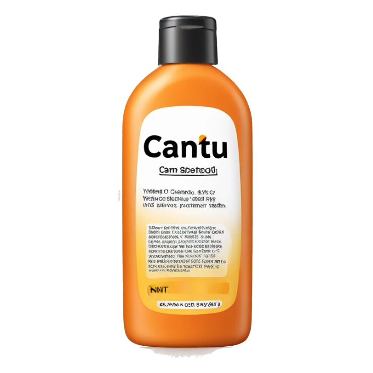narrow bottle of hair conditioner with a label that says cantu sticker