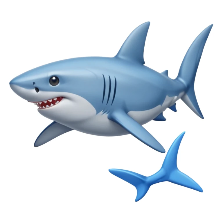 Tralalelo tralala shark with blue shoes sticker