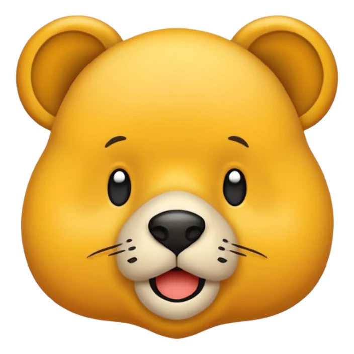 🐼+🤬Hazlo en modo emogi que las letras vayan en oso  sticker