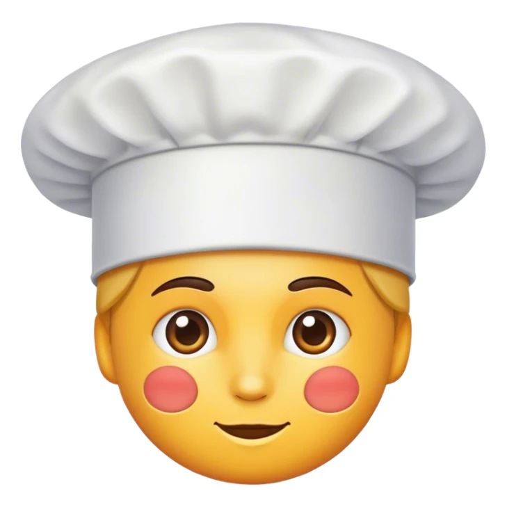Cooking hat sticker