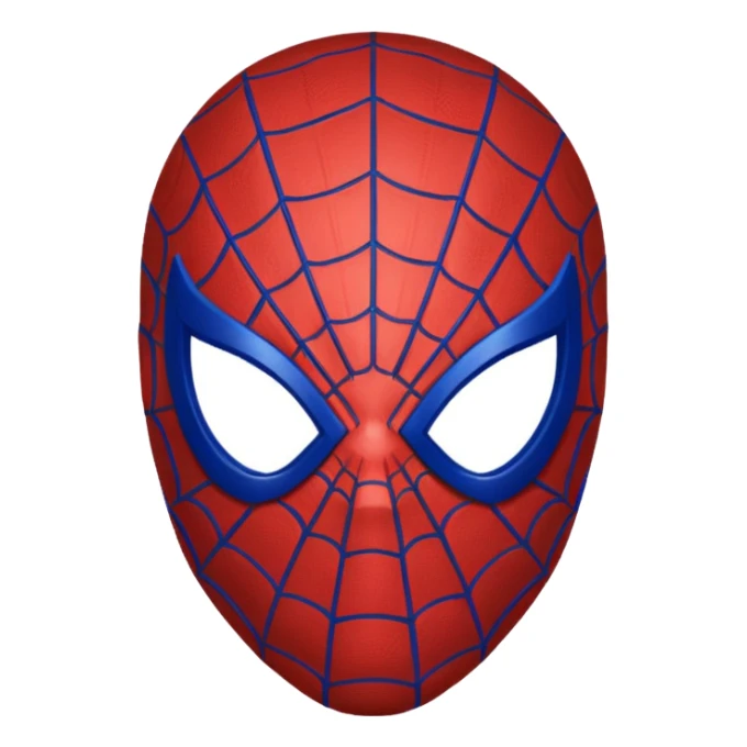 Spider man only face sticker