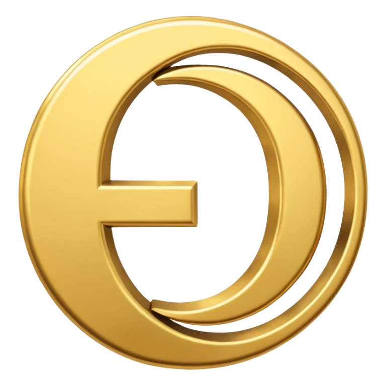 simbolo da terapia ocupacional (a letra “T” e a letra “O” juntas com esse simbolo junto “ ☤” sticker