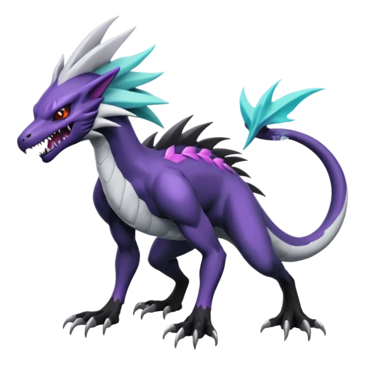 Silvally-Nargacuga-Venom-fusion sticker