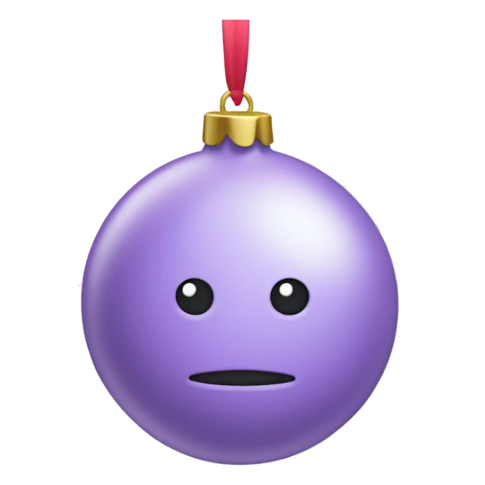 Pastel purple ornament sticker