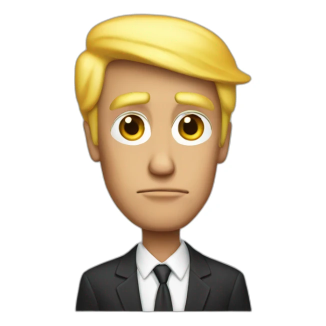 skinny donald trump sticker