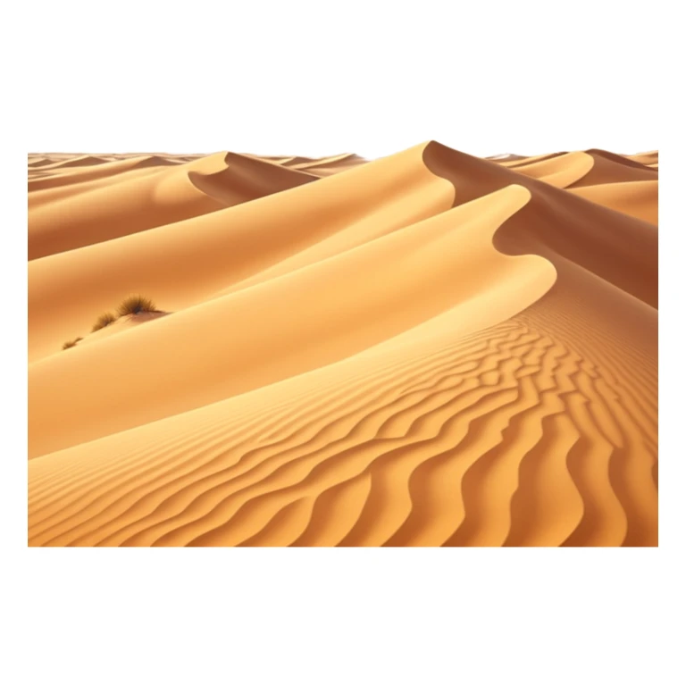 desert landscape background icon, golden sand dunes, soft sunlight, subtle wind trails, fantasy desert atmosphere, 3D cartoon style, mobile game background, clean composition, no characters, no buildings, no text, no watermark sticker