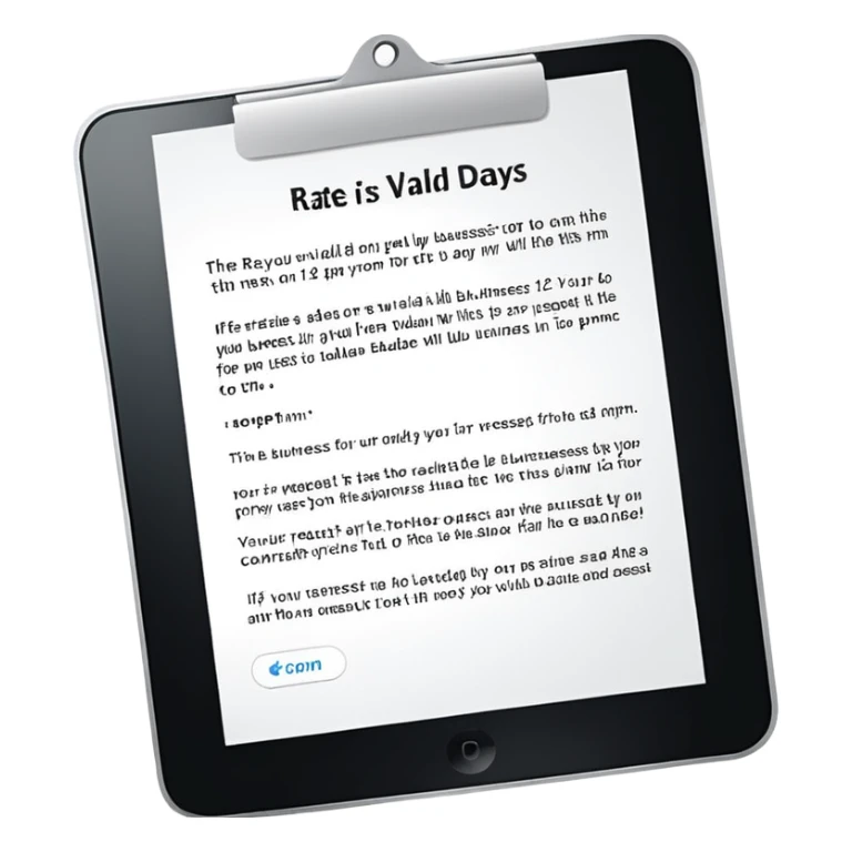 The rate is valid only on business days from 12 PM to 4 PM. If your request falls outside this period, the rate for the next business day will be applied.
 sticker