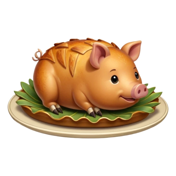 roasted joint of pork food sticker