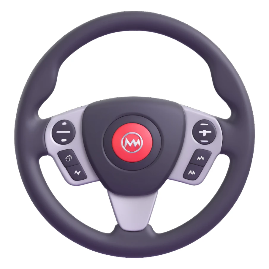 cars control wheel sticker