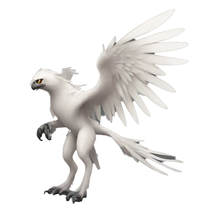 cool winged animal hybrid full body sticker