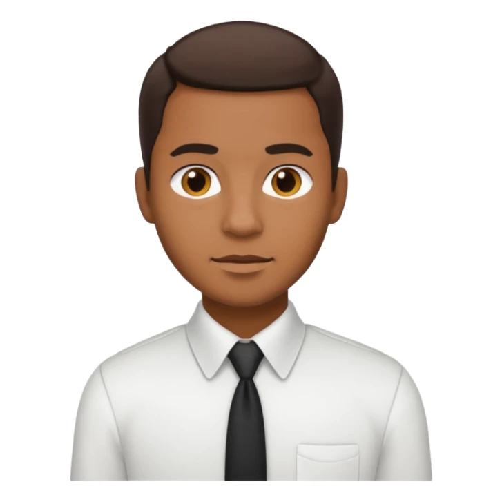 black man thief white shirt sticker