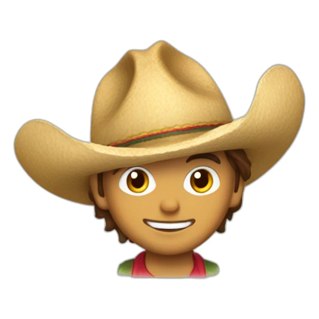 Speedy Gonzales cours vite avec son chapeau mexicain sur la tête sticker