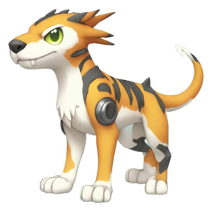 cute cool Digimon-Fakemon-animal full body sticker