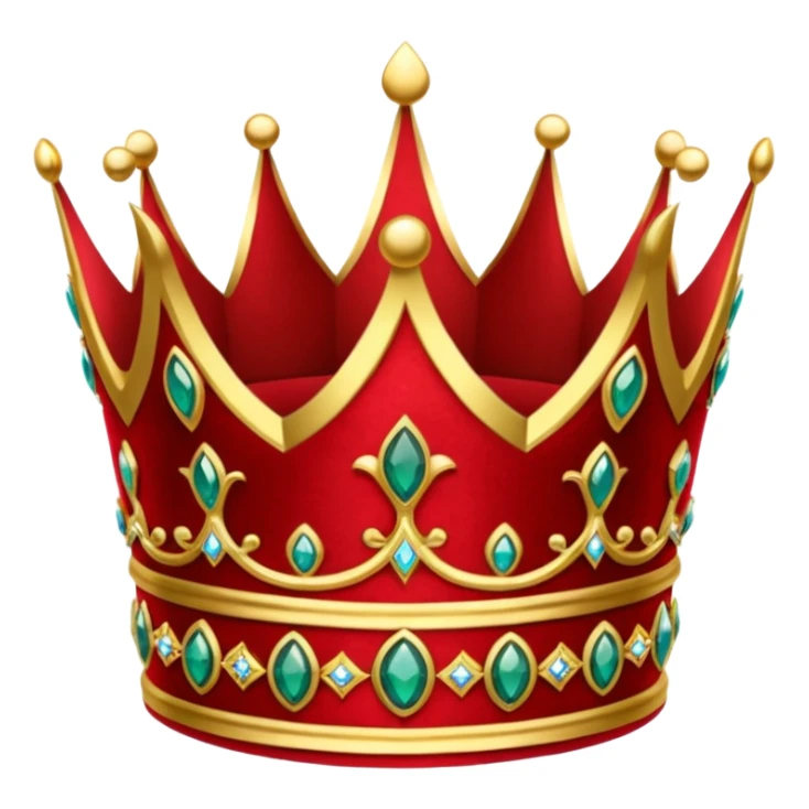 red crown sticker