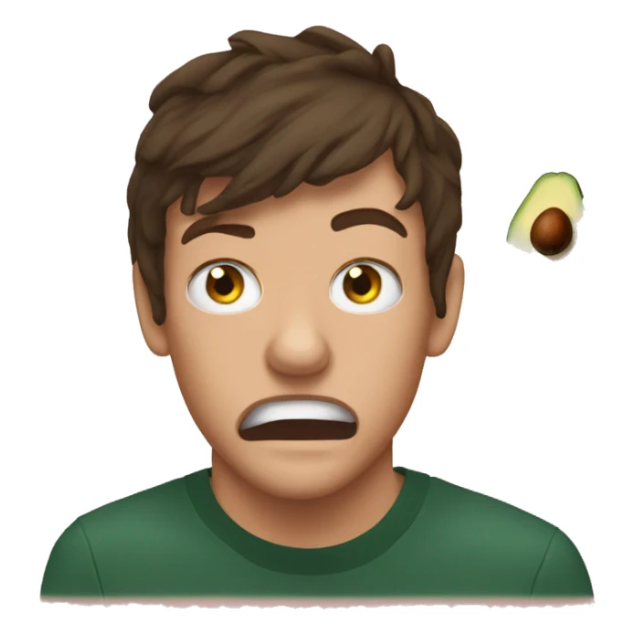 louis tomlinson scared of avocado sticker