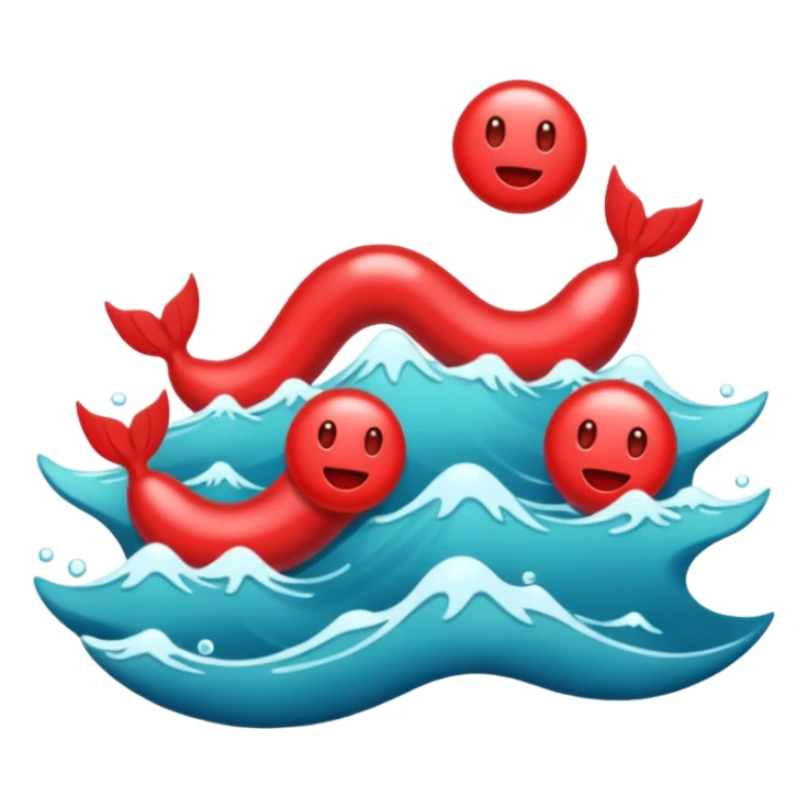 Des vagues de sang avec des cadavres sticker