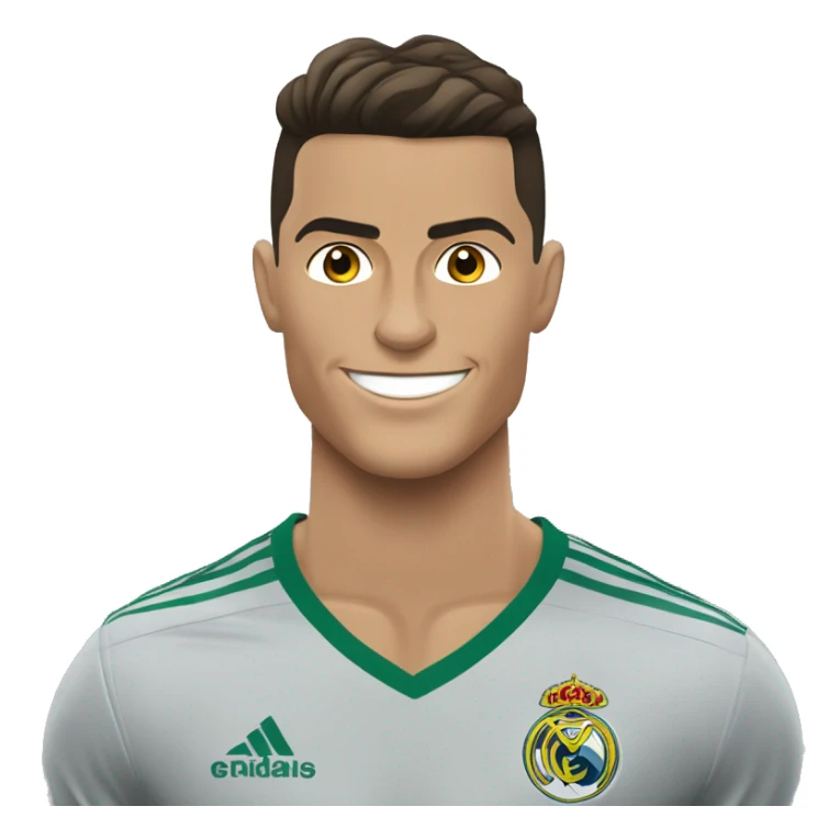 Cristiano Ronaldo com a mão e o braço levantado sticker