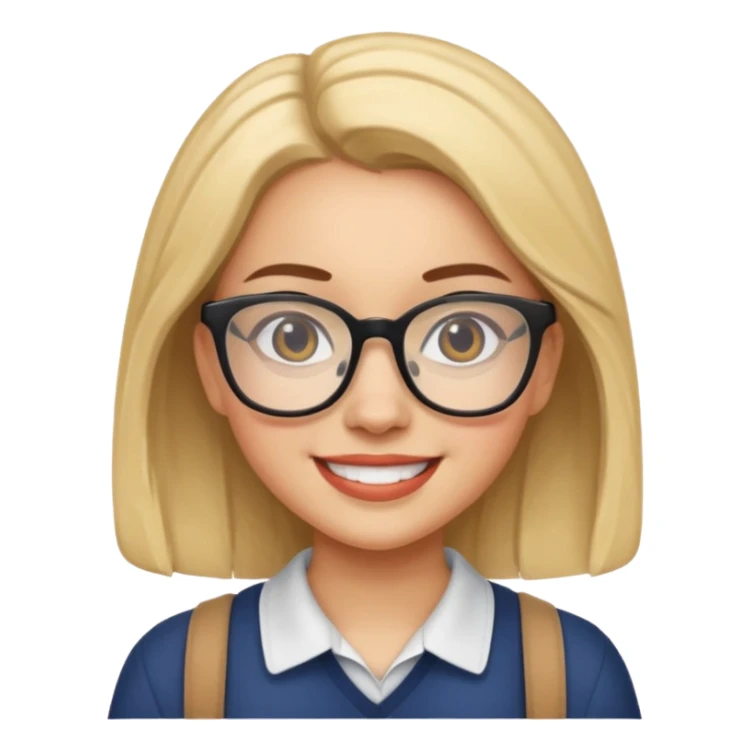 Female Univercity student sticker