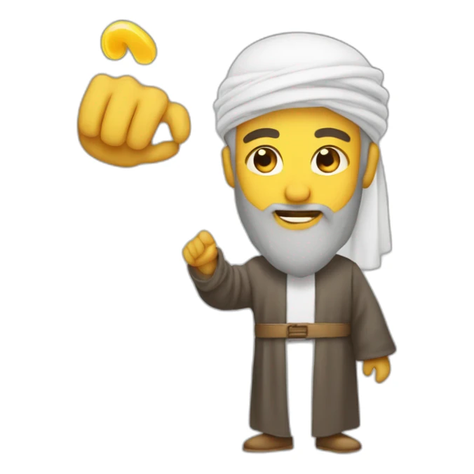 Musulman qui fait un pouce sticker