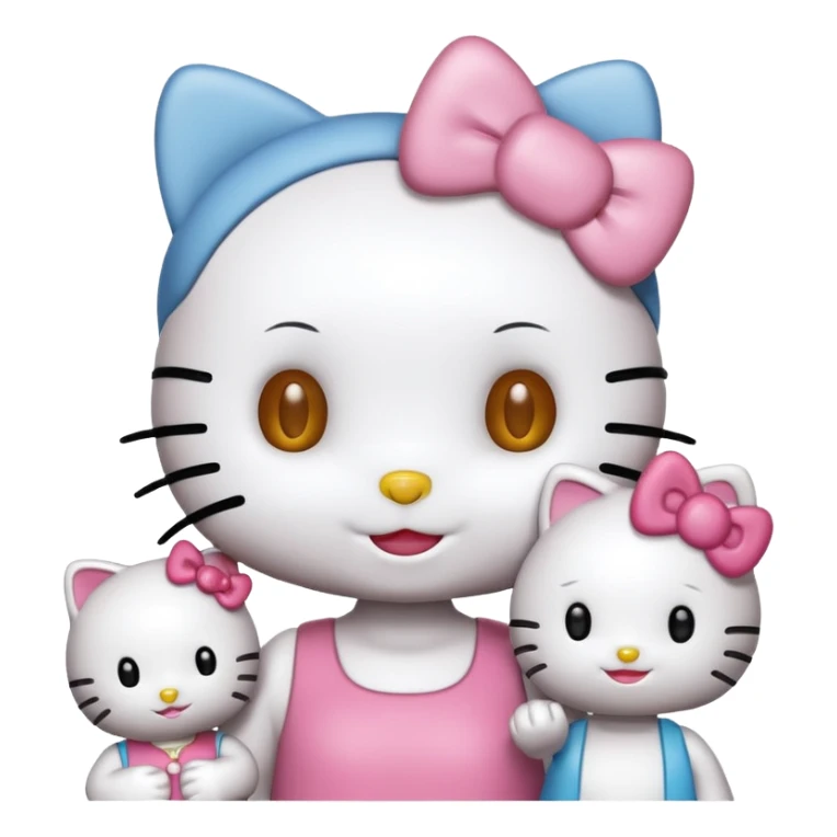 Hello Kitty. Avec ses ami sticker