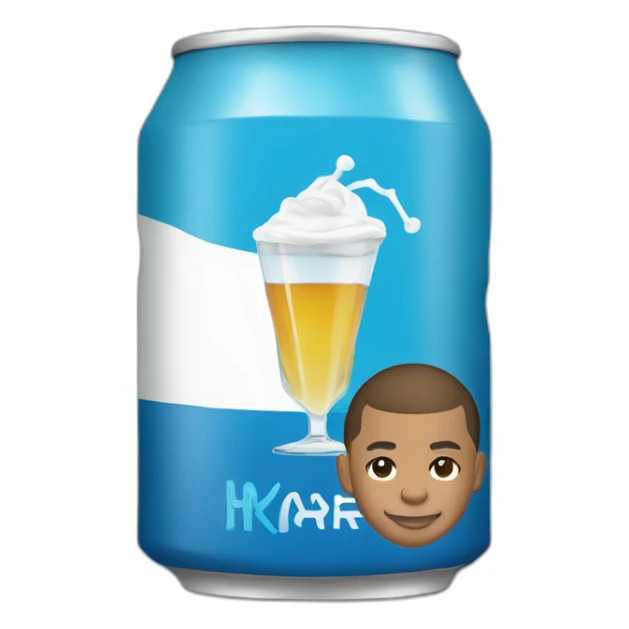 Kylian mbappe drink marseille logo sticker