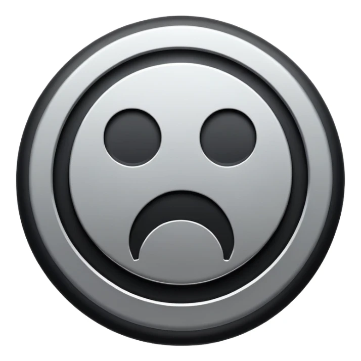 + symbol in black with a grey circle in its background sticker