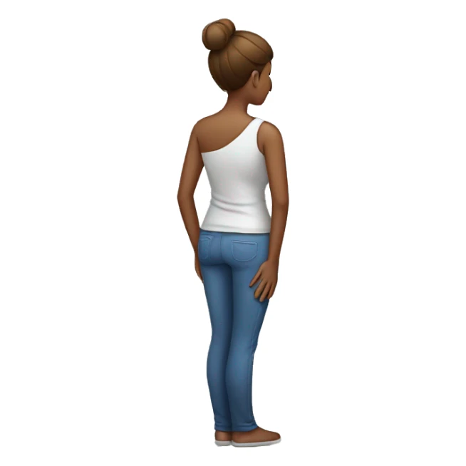 woman with back pain sticker