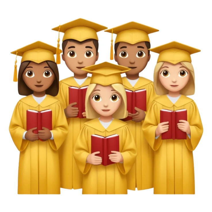 sobre manila amarillo - foto de graduandos sticker